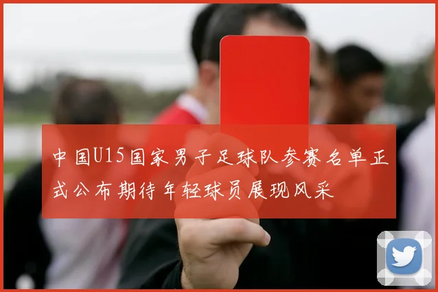 中国U15国家男子足球队参赛名单正式公布期待年轻球员展现风采